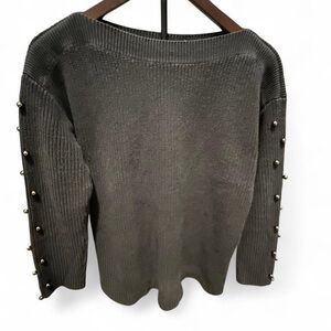 Ann Taylor Pearl-Embellished Sweater